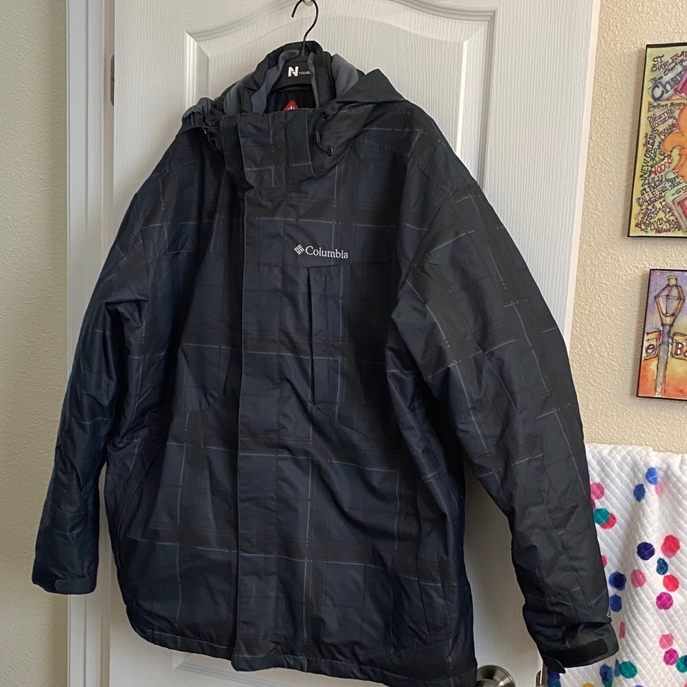 Columbia Charcoal Patterned Jacket - image 1